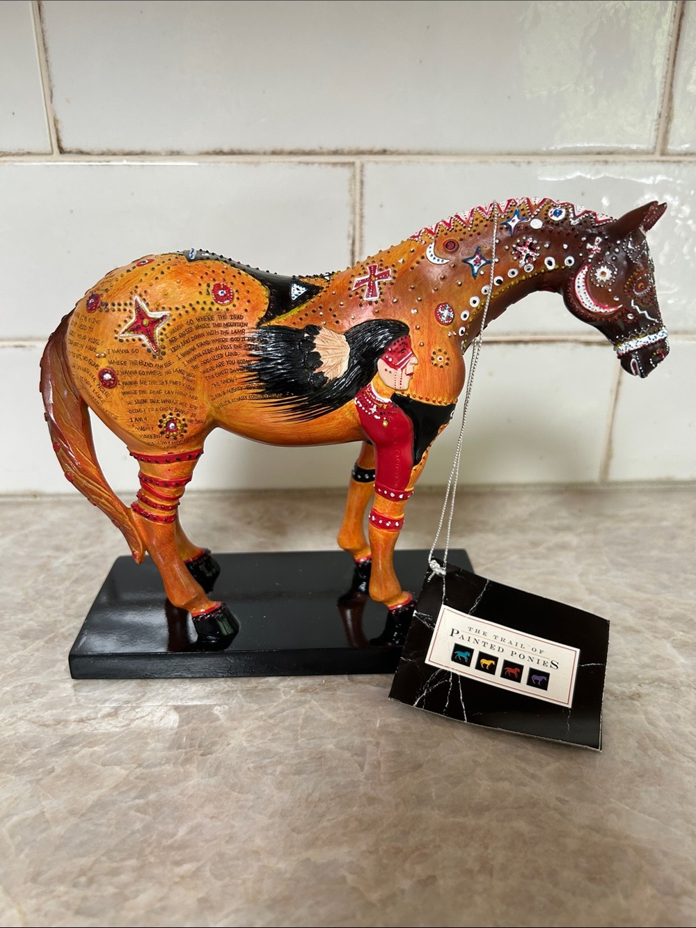 Westland Retired 2004 Trail of The Painted Ponies Ghost Horse 1544 2E/ 1414 NIB